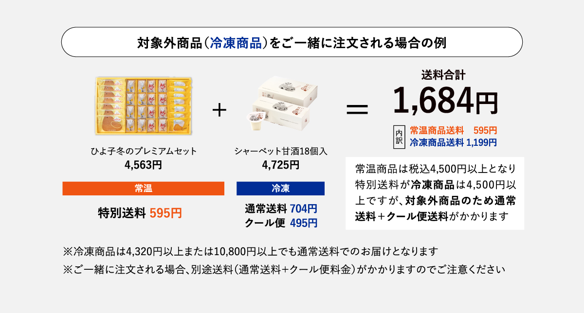 冬の特別送料キャンペーン